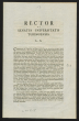 Rector Et Senatus Universitatis Tubingensis. L. S.
