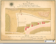 Rems. Geometrischer Plan: Von dem Herrschaftlichen Holzgarten auch der daran grenzenden Häuser u. Gärten daselbst, 1785